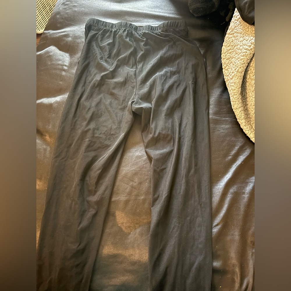 SHEIN Mesh Leggings Black